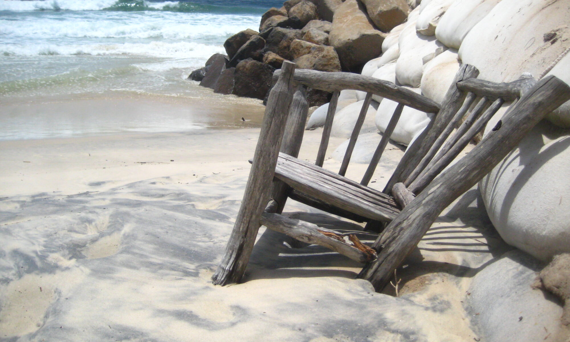 meer, Stuhl Sand